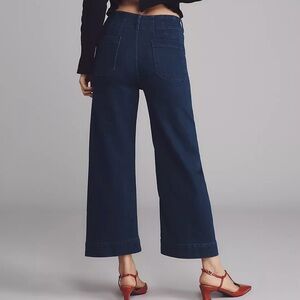 Anthropologie Navy Flare Jeans